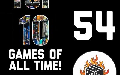 54 – Top 10 Board Games with Sarah, Jules and Adrian