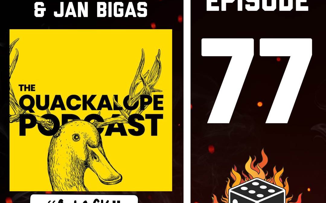 77 – Special guests: Jesse & Jan from Quackalope! Plus Dune imperium, Horrified, Raptor, Crash Octopus, Badland Wolves